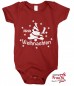 Mobile Preview: Baby-Body in Rot mit weißen Motiv, Mein 1. Weihnachten 