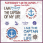Preview: Plotterdatei I am the Captain of my life