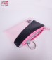 Mobile Preview: Mini-Geldboerse schwarz-rosa Kunstleder