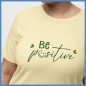 Preview: Plotterdatei be positive lettering Shirt
