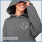 Mobile Preview: smile Bügelbild hoodie