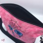 Mobile Preview: Umhängetasche Nino schwarz pink