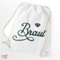 Preview: Gymbag Braut weiss