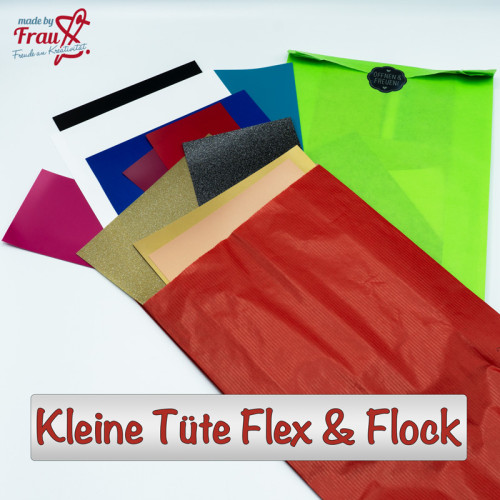 Kleine Tüte Flex & Flock  - 33 Farben - *Plotterfolie