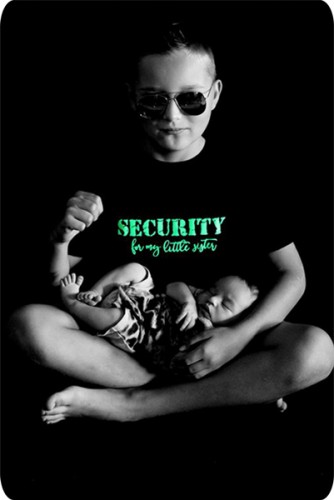 SECURITY for my little sister Shirt Design