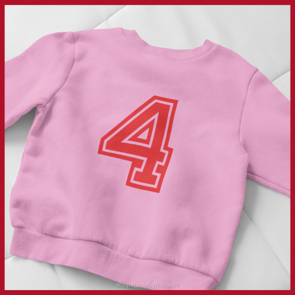 College Zahl Trikot Zahl