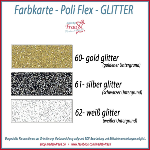 Flexfolie Glitter Poli-Flex